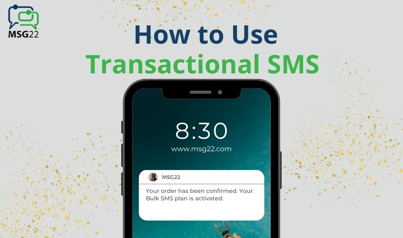how to use transactional SMS